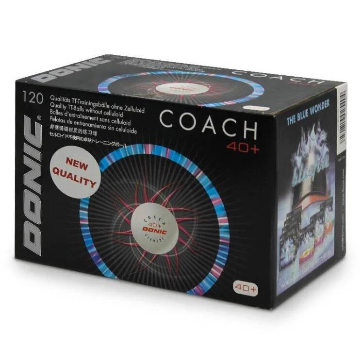 قیمت توپ پینگ پنگ دونیک کوچ +40 پلاستیکی درجه 1