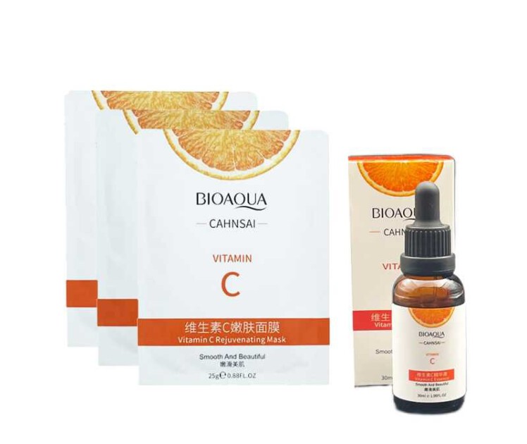 قیمت سرم و ماسک ویتامین C بیوآکوا 