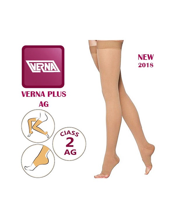 قیمت جوراب واریس کلاس فشار 2 ورنا AG با کفه بالای ران