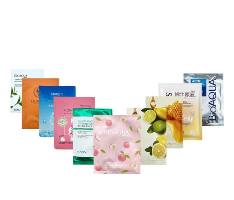 قیمت پک ماسک نقابی آبرسان پوست 10 عددی