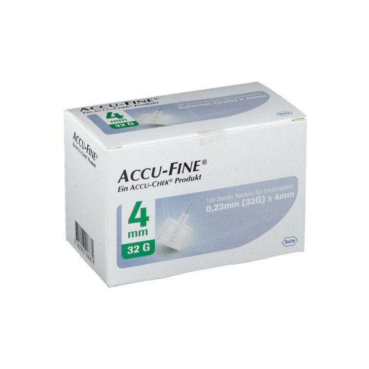 سرسوزن انسولین اکیو فاین 4 میلی متری