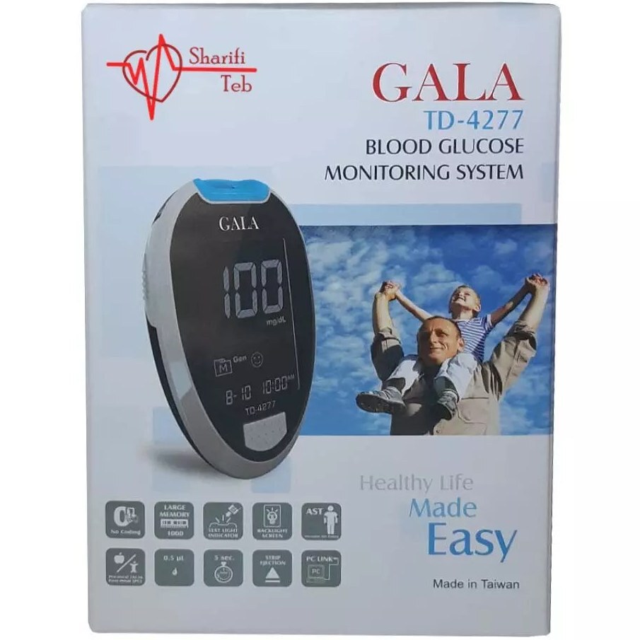  خرید دستگاه تست قند خون گالا (Gala) مدل TD-۴۲۷۷ 