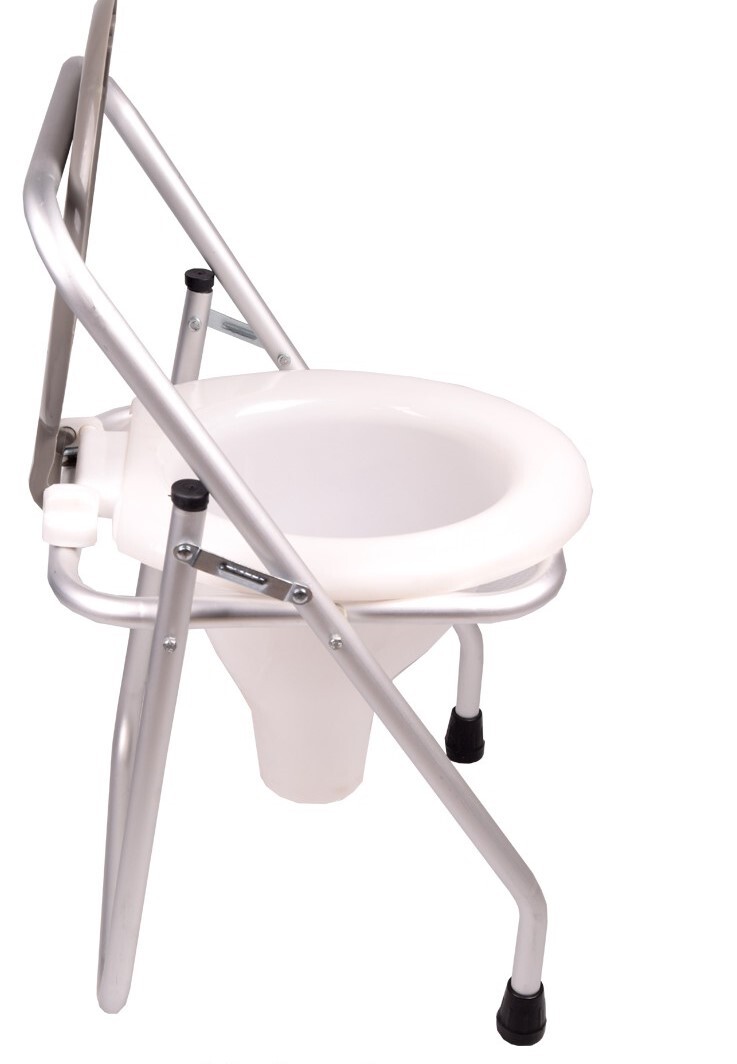 خرید توالت فرنگی تاشو گالوانیزه و رنگی با قیف سوپر دولوکس