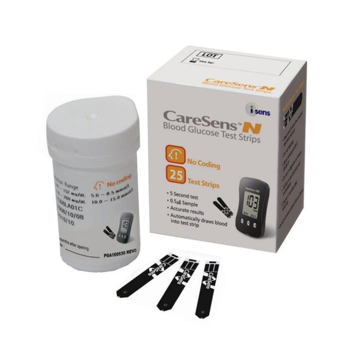 قیمت نوار تست قند خون کرسنس (CareSens) بسته ۵۰ عددی